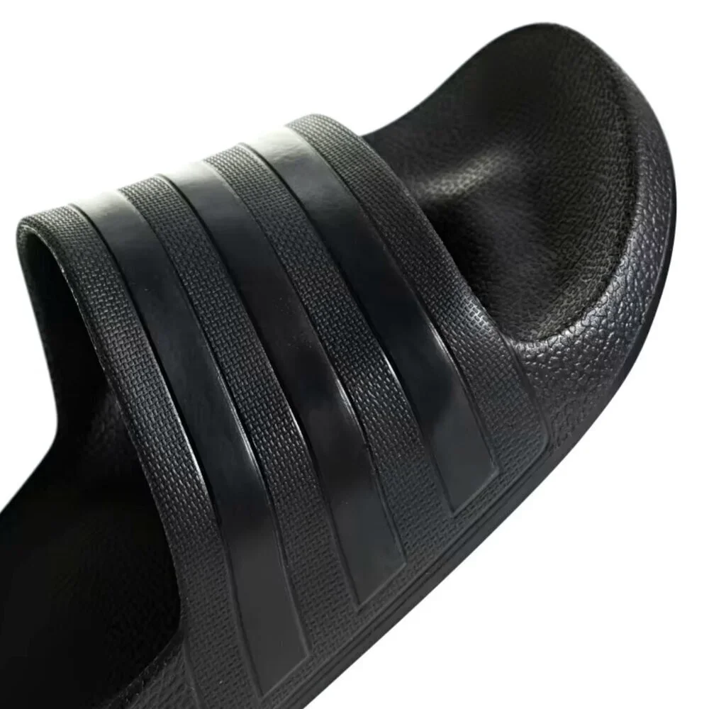 ADIDAS Men's Adilette Aqua Sandals Slides ~ SIZE 7 /8 /12 /13 #F35550 BLACK